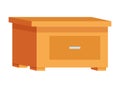 Wooden drawer office decoration cartoon