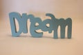 Wooden dream sign