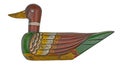 Wooden duck decoy Royalty Free Stock Photo