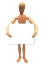 Wooden Dummy Royalty Free Stock Photo