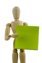 Wooden dummy figure Royalty Free Stock Photo