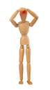 Wooden dummy Royalty Free Stock Photo