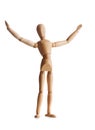 Wooden dummy Royalty Free Stock Photo