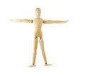 Wooden dummy Royalty Free Stock Photo