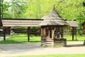 Wooden dwell in in Wallachian Open Air Museum