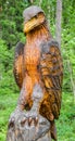 Wooden eagle Royalty Free Stock Photo