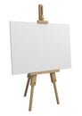 Wooden easel Royalty Free Stock Photo