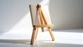 Artist Easel with Blank Canvas Standing Royalty Free Stock Photo
