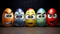 Colorful Zbrush Eggs: Pixar-inspired Characters With Unique Personalities