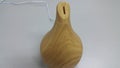 Wooden electric humidifier isolated on a white ba