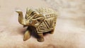 Wooden elephant. Carved elephant made of wood  handmade. The elephant is a symbol of India, China and Africa Royalty Free Stock Photo