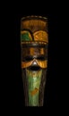 Wooden ethnic tribal mask. South Africa. Craftsmanship.