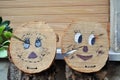 Wooden faces