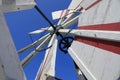 Fantail vanes of historic windmill