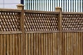 A wooden fence