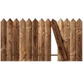 Wooden fence