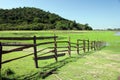 Wooden fence