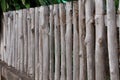 Wooden fence closeup detail Royalty Free Stock Photo