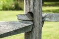 Wooden fence detail Royalty Free Stock Photo