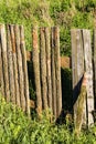 old primitive low fence, Eastern Europe