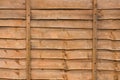 Wooden fence panel