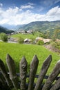 Wooden Fence in South Tyrol