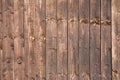 Wooden Fence treated with Creosote