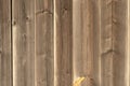 A wooden fence or a wall with a pronounced knotty texture, a natural background of unpainted wood with a rough surface. Blank