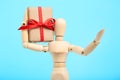 Wooden figure Royalty Free Stock Photo