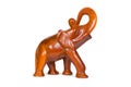 Wooden figurine elephant Royalty Free Stock Photo