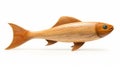 Artisan Wooden Fish Precisionist Lines And Curvilinear Forms