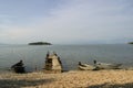 Wooden fishing boats