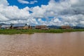 Wooden floating houses