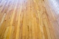 Wooden floor basketball court Royalty Free Stock Photo