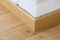 Wooden floor plinth