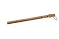 Wooden flute on white background Royalty Free Stock Photo