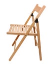 Wooden Folding Chair Royalty Free Stock Photo
