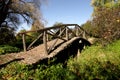 Wooden foot bridge