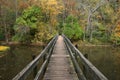 Wooden Foot Bridge Royalty Free Stock Photo