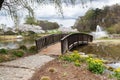 Wooden Footbridge Virginia Regional Park Royalty Free Stock Photo