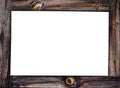 Wooden frame Royalty Free Stock Photo