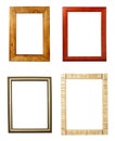 Wooden frame art decoration gallery Royalty Free Stock Photo