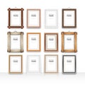 Wooden Rectangle Frames Set