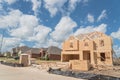 Wooden frame house under construction Pearland, Texas, USA Royalty Free Stock Photo