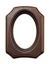 Wooden frame for painting Royalty Free Stock Photo