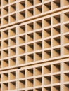 Wooden frame pattern minimal wall building Architecture details Royalty Free Stock Photo