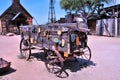 Old Wooden Freight Wagon At Goldfield