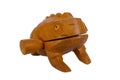 Wooden frog Royalty Free Stock Photo