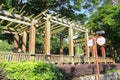 Wooden gallery of xiangshan park, adobe rgb