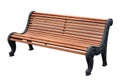 Wooden garden bench Royalty Free Stock Photo